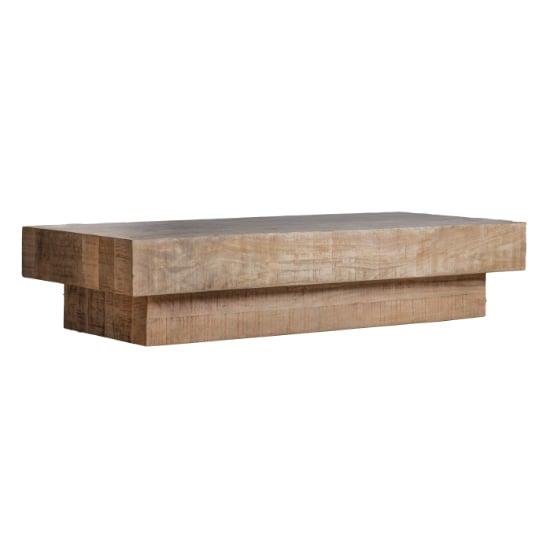 Inca Wooden Coffee Table In Natural