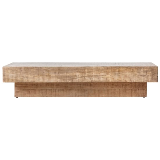 Inca Wooden Coffee Table In Natural