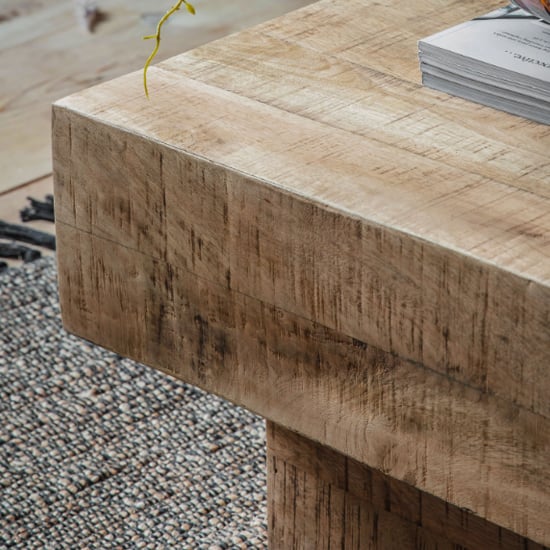 Inca Wooden Coffee Table In Natural