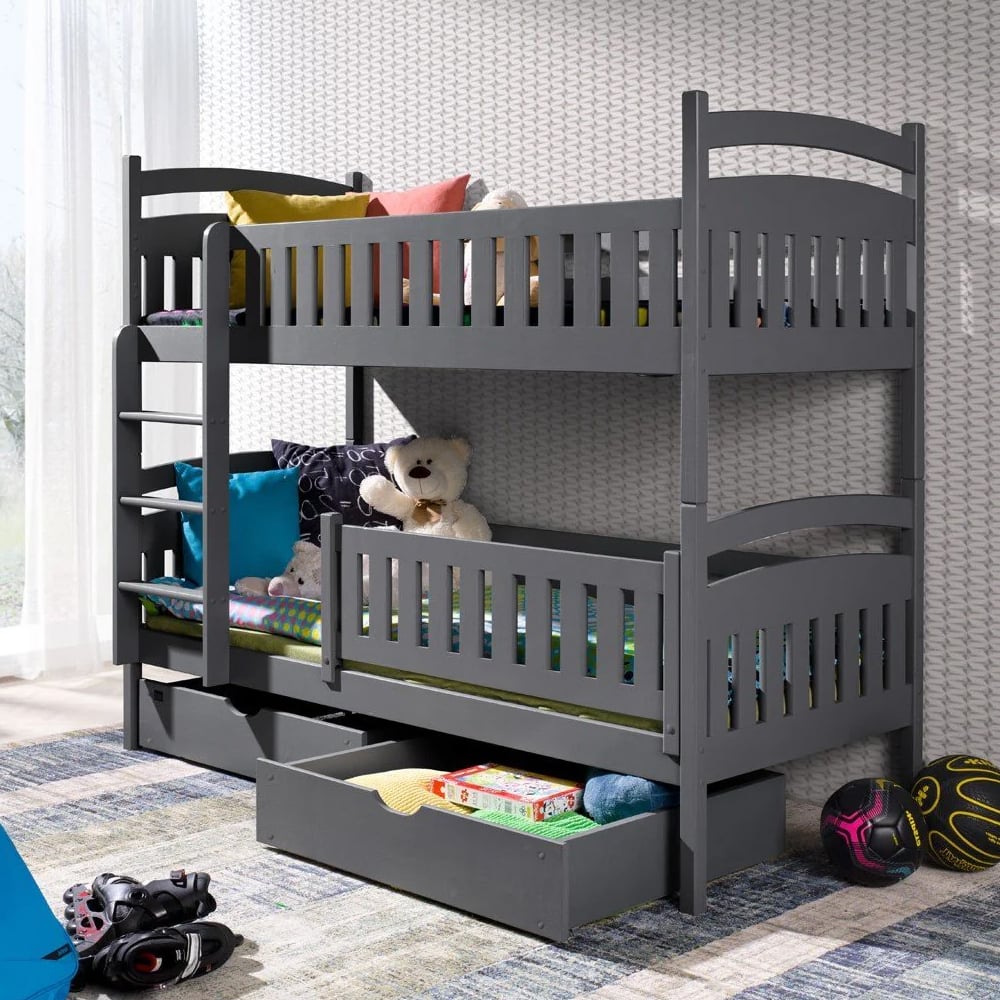 Read more about Ipswich wooden bunk bed without mattress in graphite
