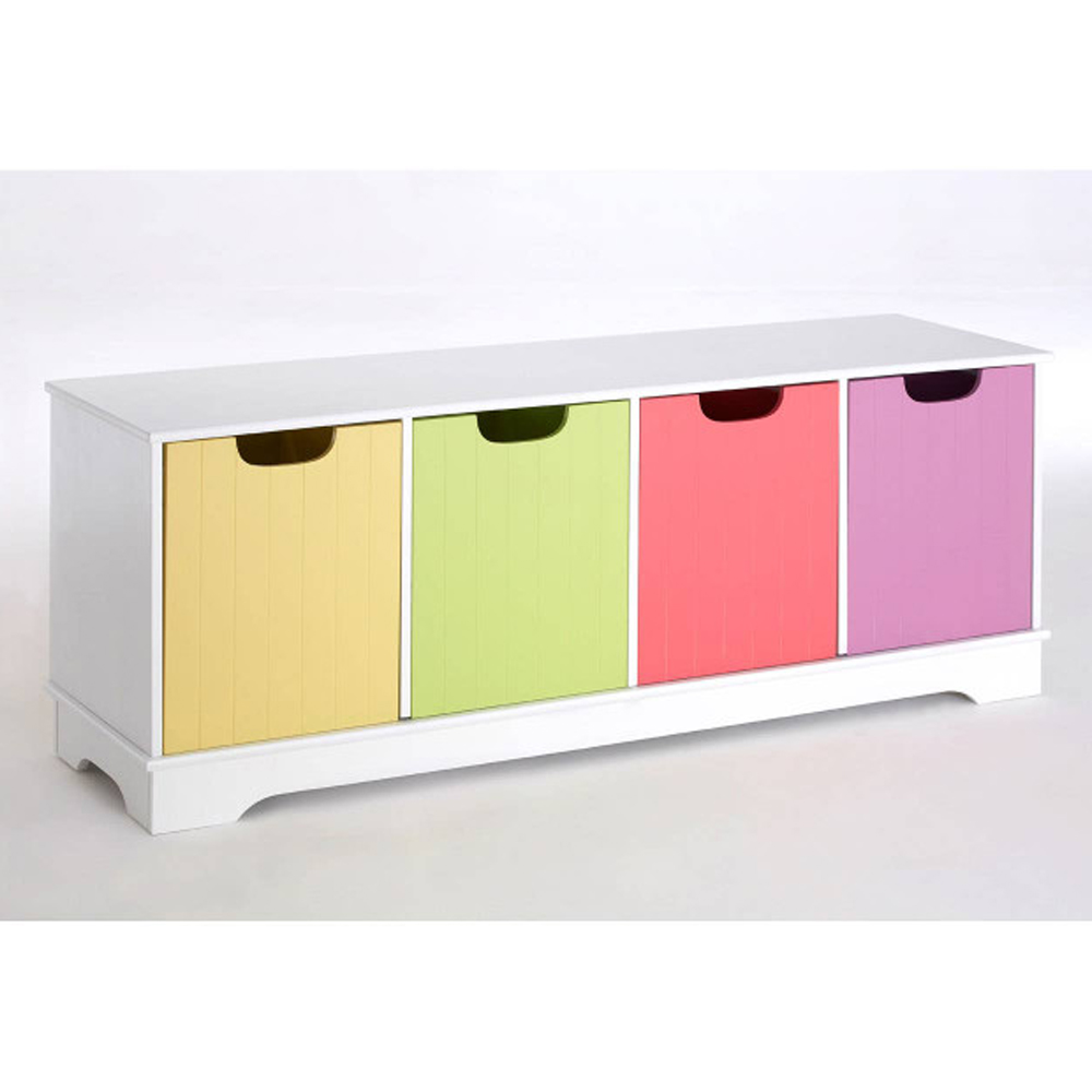 Iramel Wooden Kids Storage Unit in White
