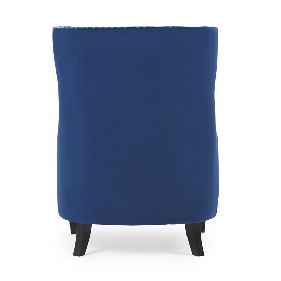 Irina Velvet Accent Chair In Blue With Black Legs_4
