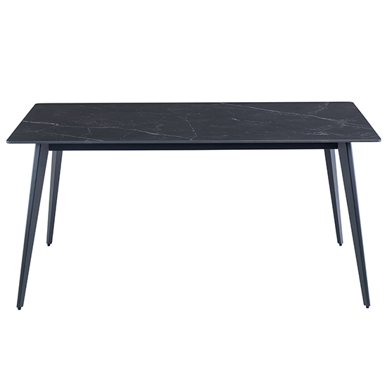 Read more about Iris sintered stone dining table large in mooney black