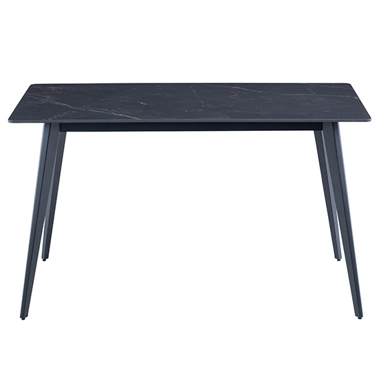 Read more about Iris sintered stone dining table small in mooney black