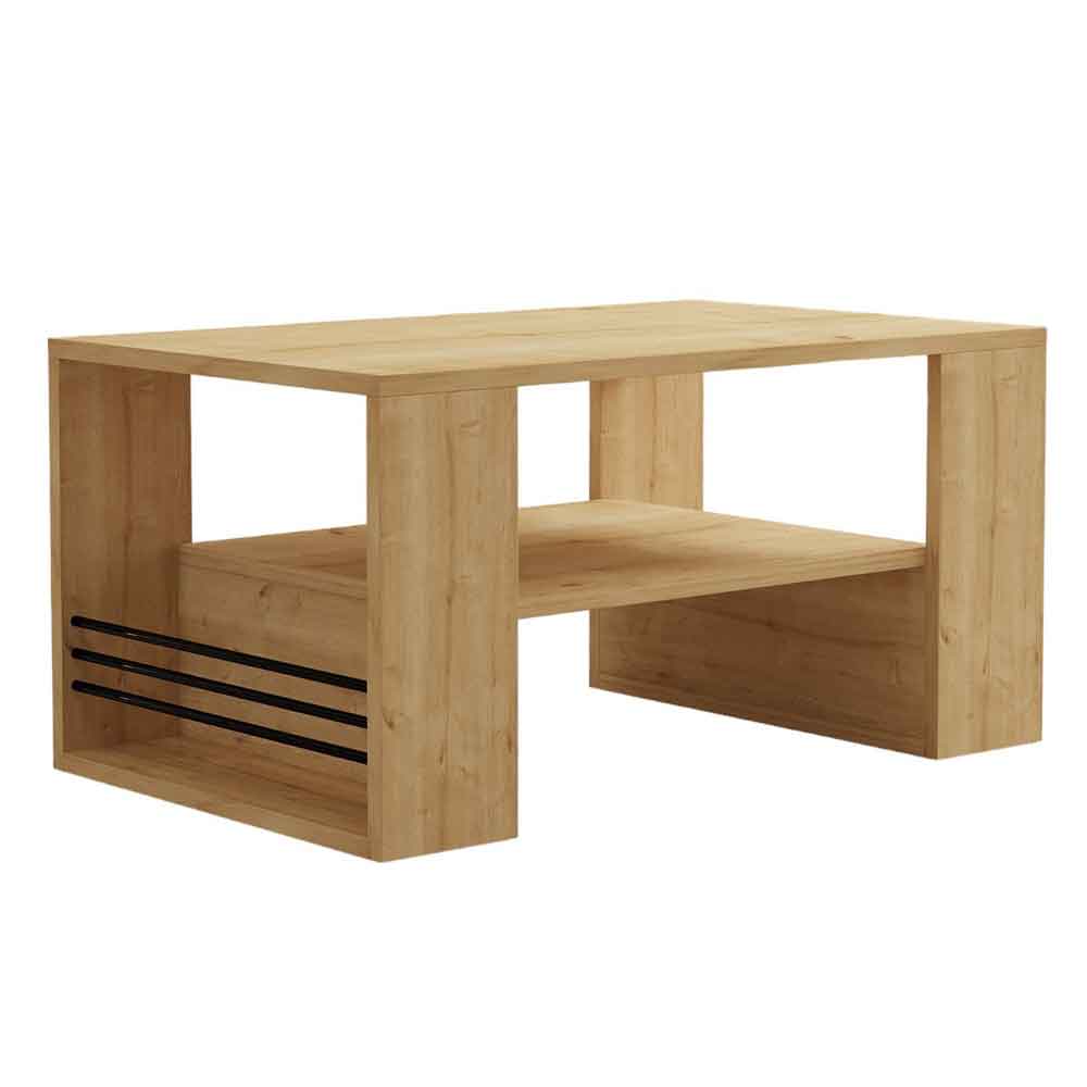 Iris Wooden Coffee Table in Sapphire