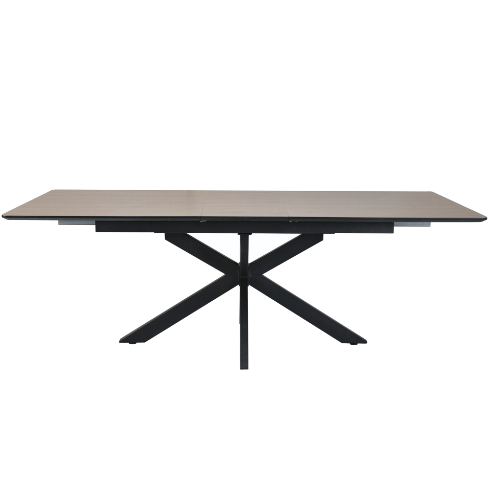 Irmo Small Wooden Extending Dining Table In Ashen Oak