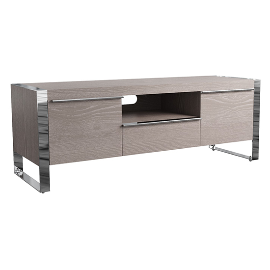 Grey wash shop tv console