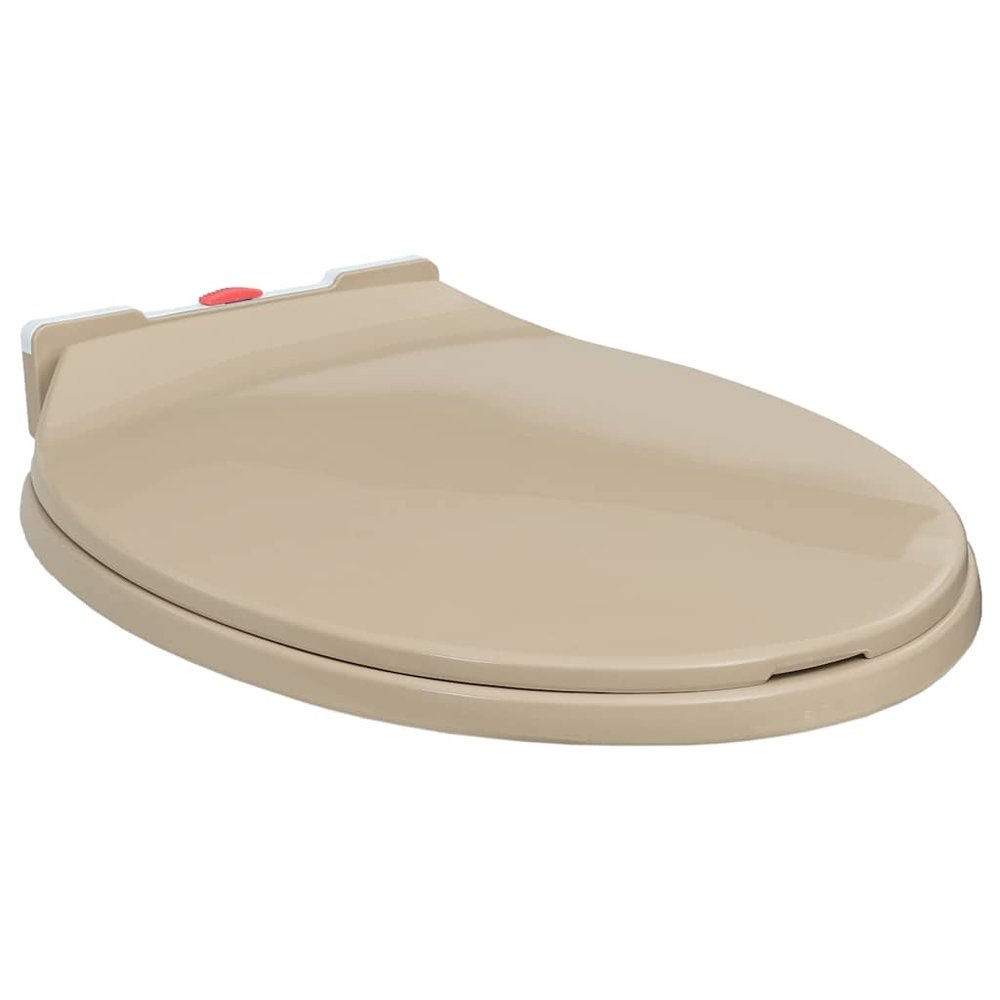 Irvine PP Oval Soft-Close Quick-Release Toilet Seat - Beige