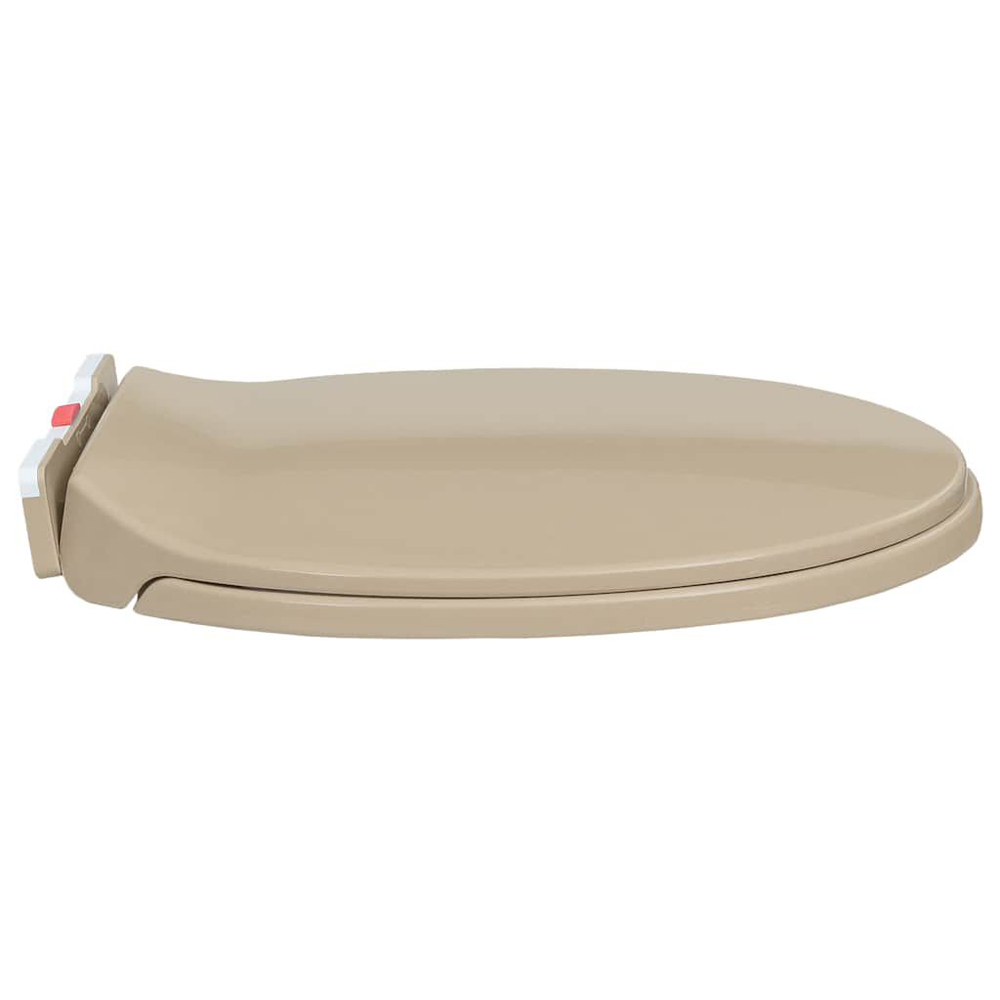 Irvine PP Oval Soft-Close Quick-Release Toilet Seat - Beige
