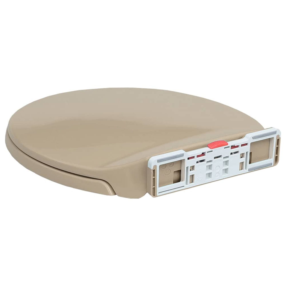 Irvine PP Oval Soft-Close Quick-Release Toilet Seat - Beige