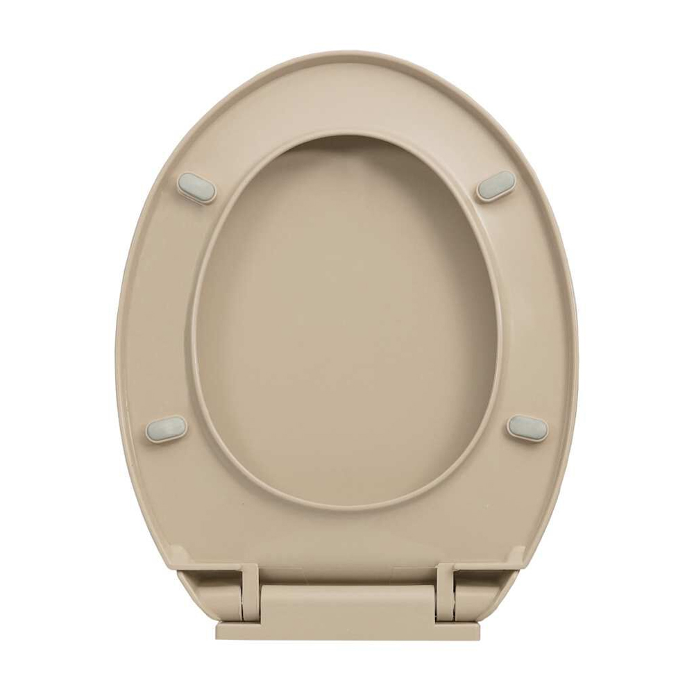 Irvine PP Oval Soft-Close Quick-Release Toilet Seat - Beige