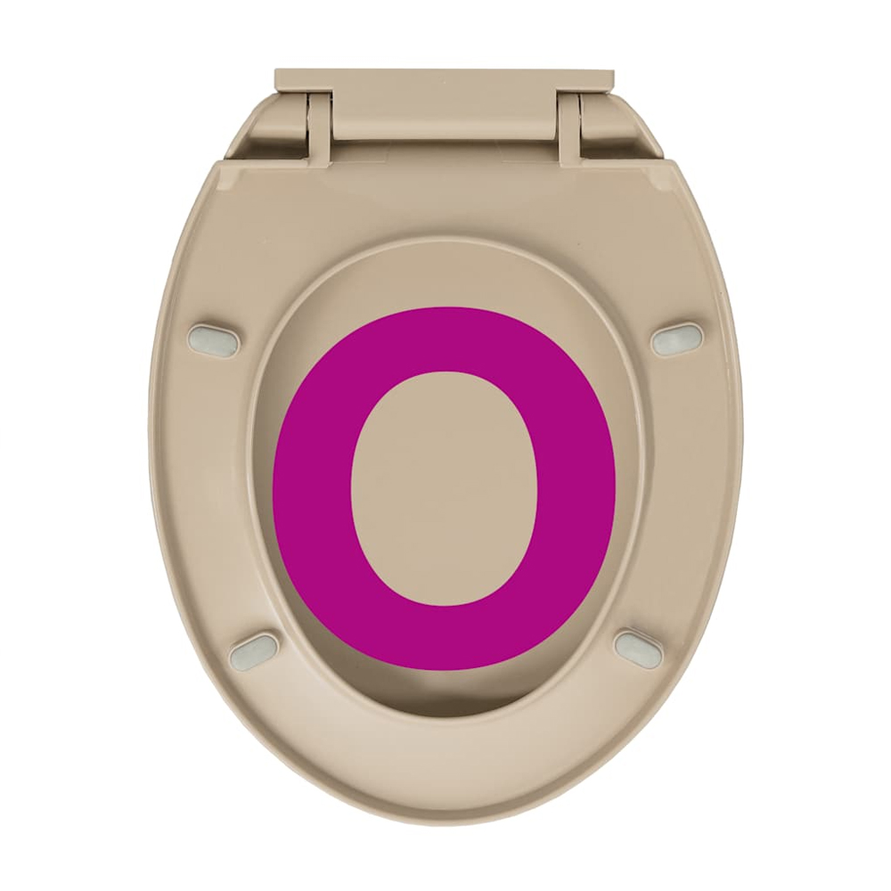 Irvine PP Oval Soft-Close Quick-Release Toilet Seat - Beige