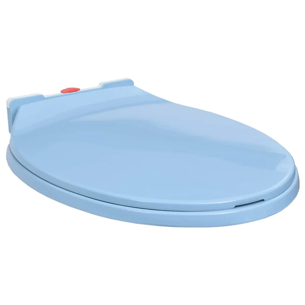 Irvine PP Oval Soft-Close Quick-Release Toilet Seat - Blue