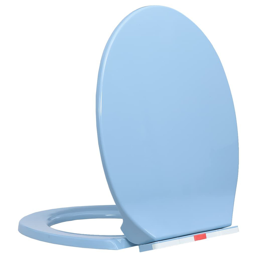 Irvine PP Oval Soft-Close Quick-Release Toilet Seat - Blue
