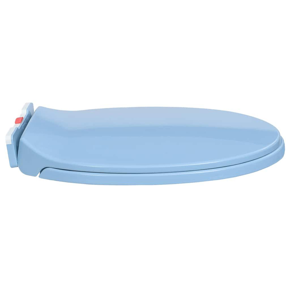 Irvine PP Oval Soft-Close Quick-Release Toilet Seat - Blue
