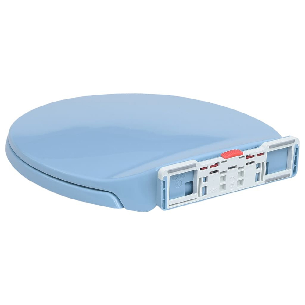 Irvine PP Oval Soft-Close Quick-Release Toilet Seat - Blue
