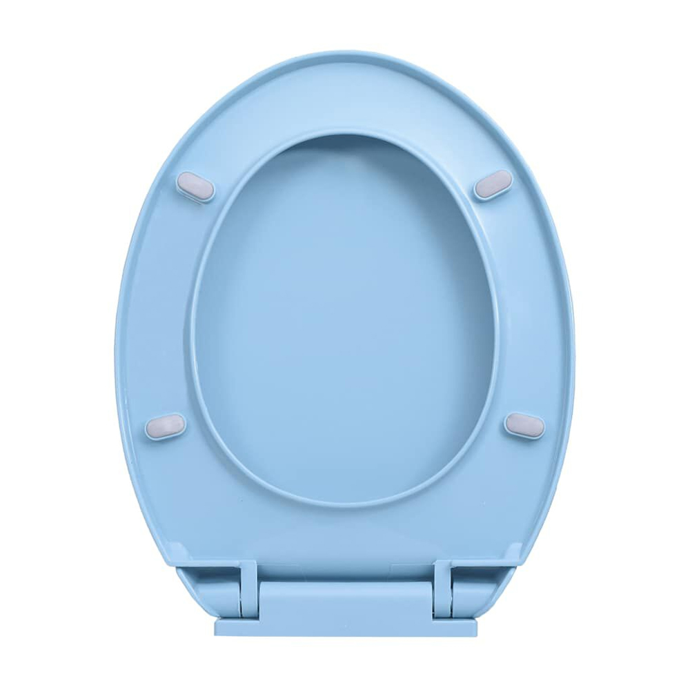 Irvine PP Oval Soft-Close Quick-Release Toilet Seat - Blue