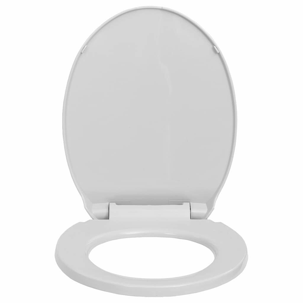 Irvine PP Oval Soft-Close Quick-Release Toilet Seat - Light Grey