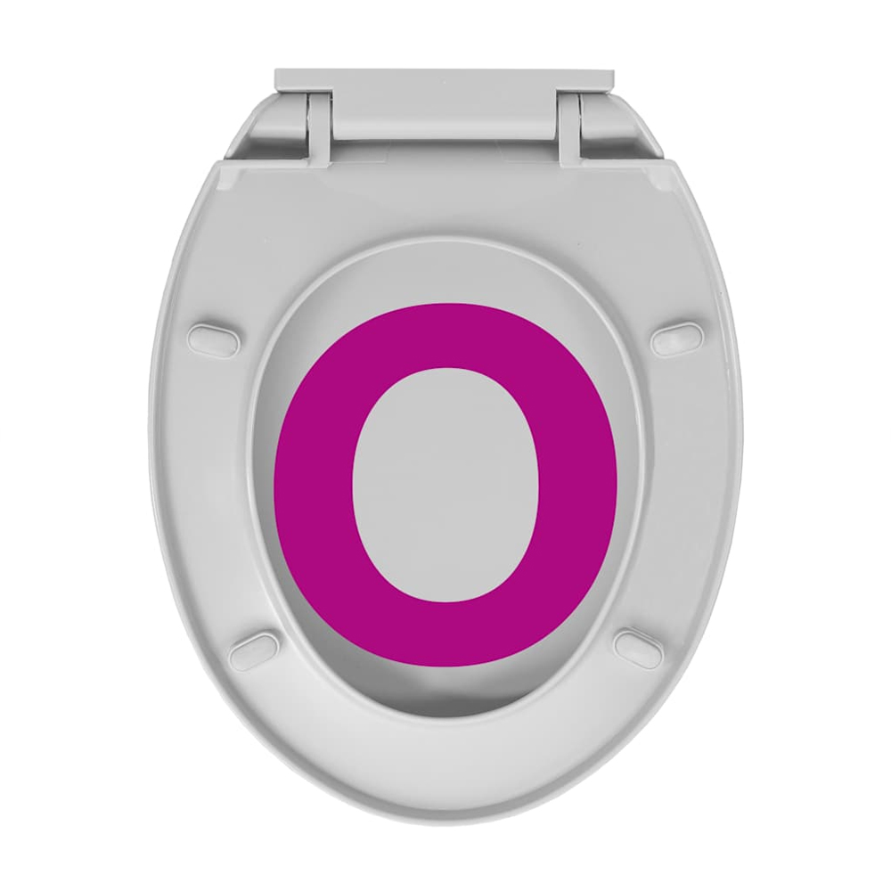 Irvine PP Oval Soft-Close Quick-Release Toilet Seat - Light Grey