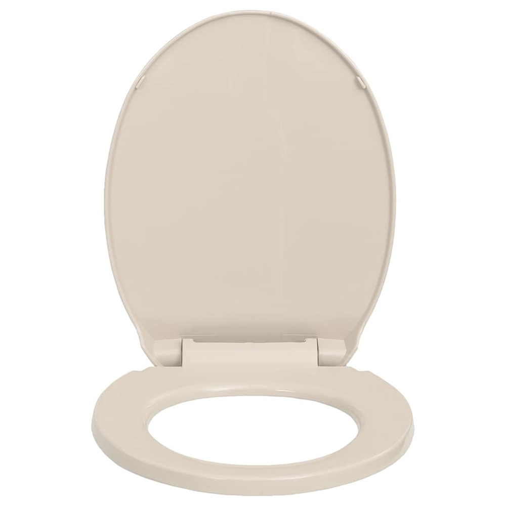 Irvine PP Oval Soft-Close Toilet Seat - Apricot