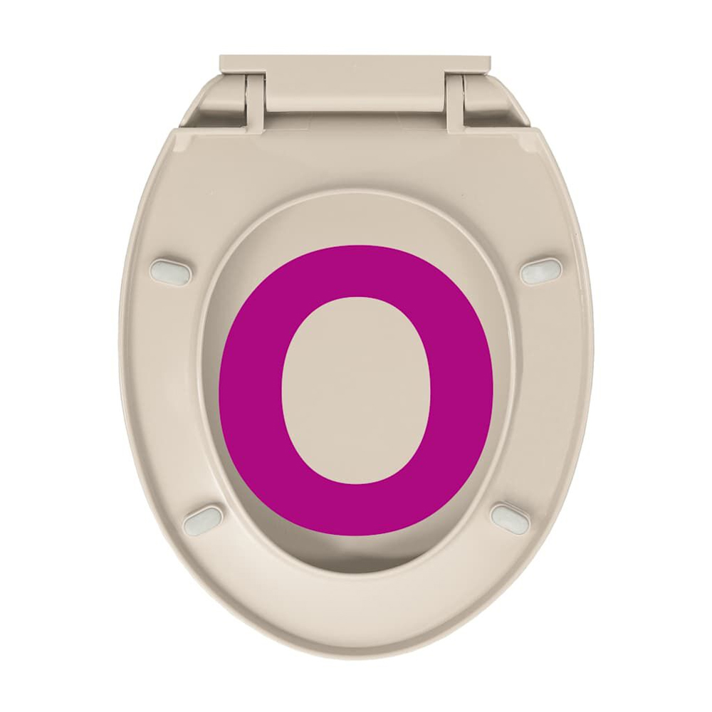 Irvine PP Oval Soft-Close Toilet Seat - Apricot