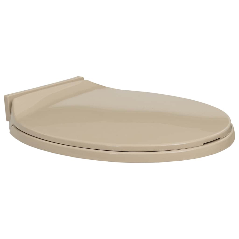 Irvine PP Oval Soft-Close Toilet Seat - Beige