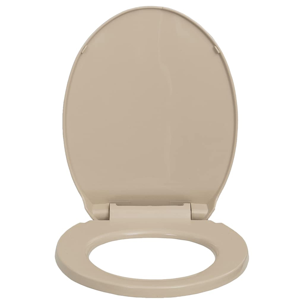 Irvine PP Oval Soft-Close Toilet Seat - Beige