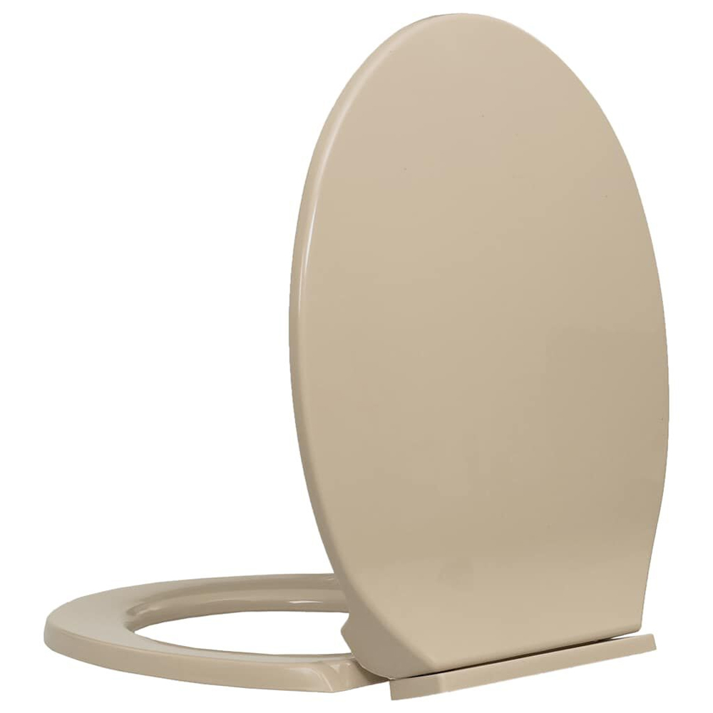 Irvine PP Oval Soft-Close Toilet Seat - Beige