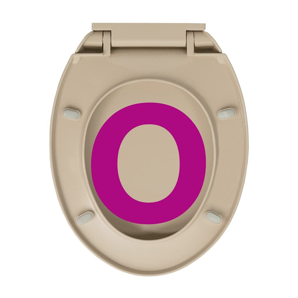 Irvine PP Oval Soft-Close Toilet Seat - Beige