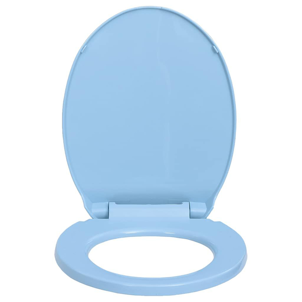 Irvine PP Oval Soft-Close Toilet Seat - Blue