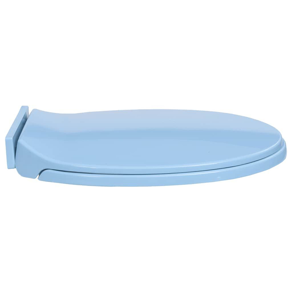 Irvine PP Oval Soft-Close Toilet Seat - Blue