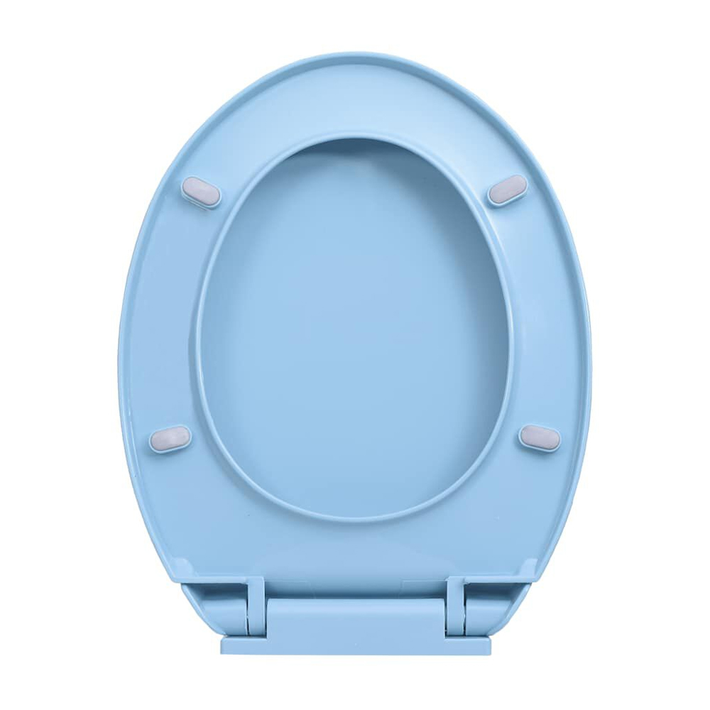 Irvine PP Oval Soft-Close Toilet Seat - Blue