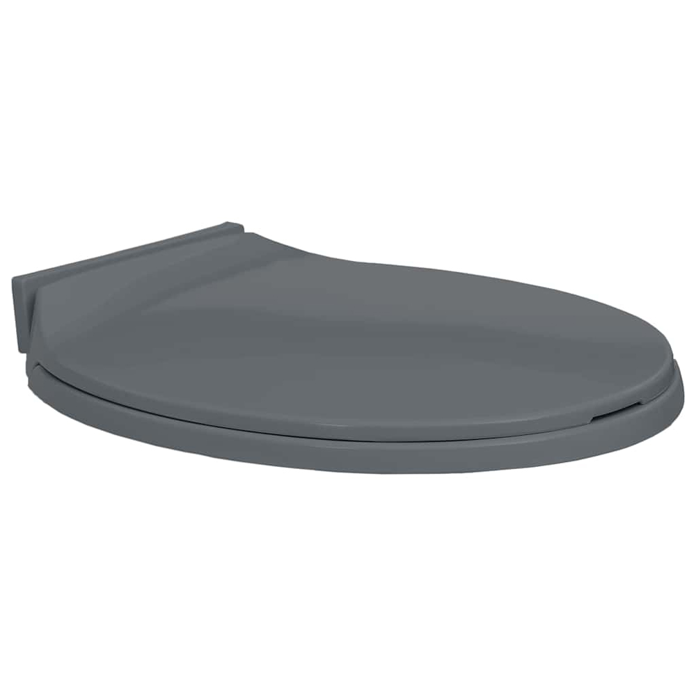 Irvine PP Oval Soft-Close Toilet Seat - Grey