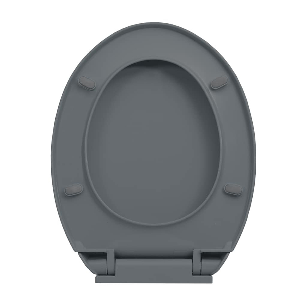 Irvine PP Oval Soft-Close Toilet Seat - Grey