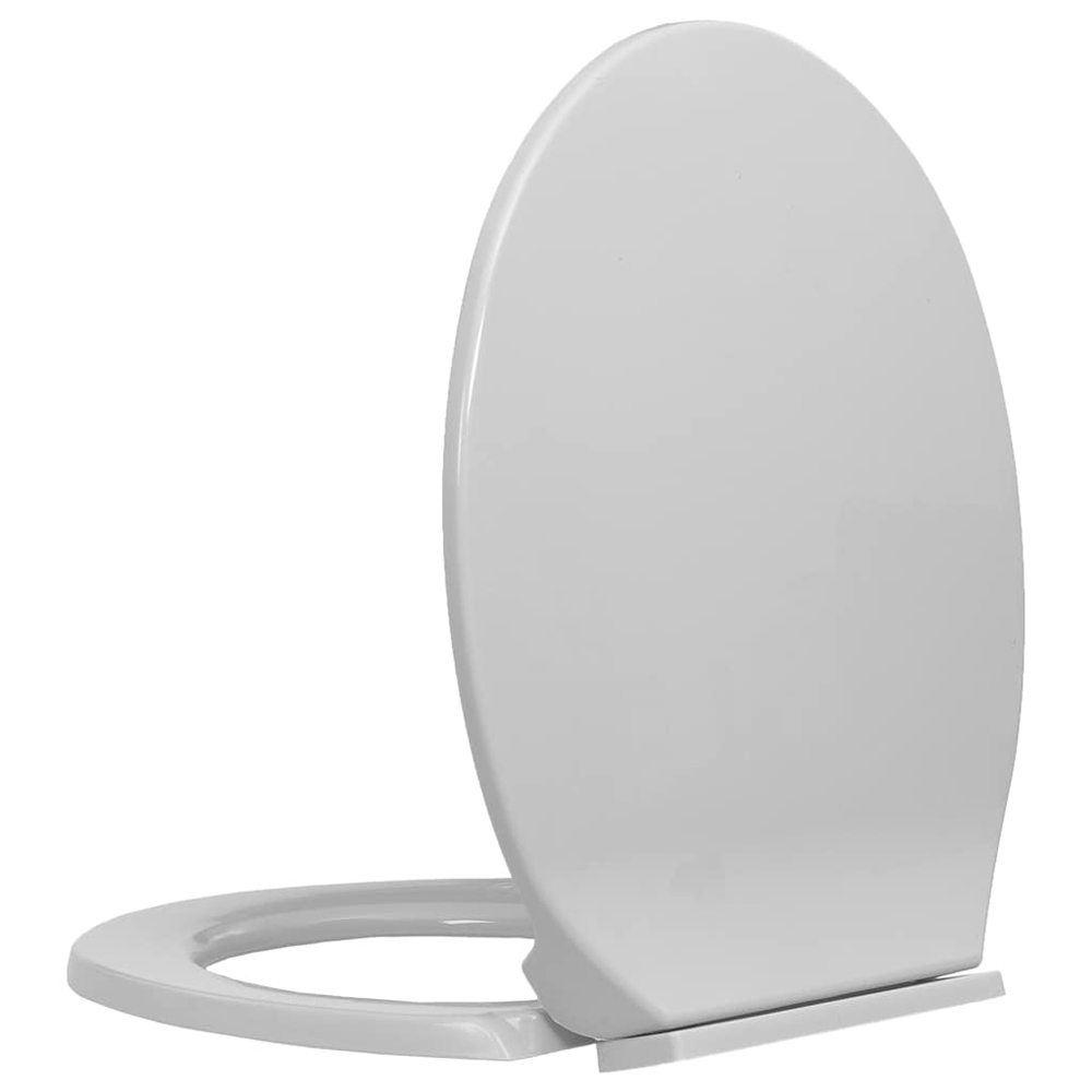 Irvine PP Oval Soft-Close Toilet Seat - Light Grey