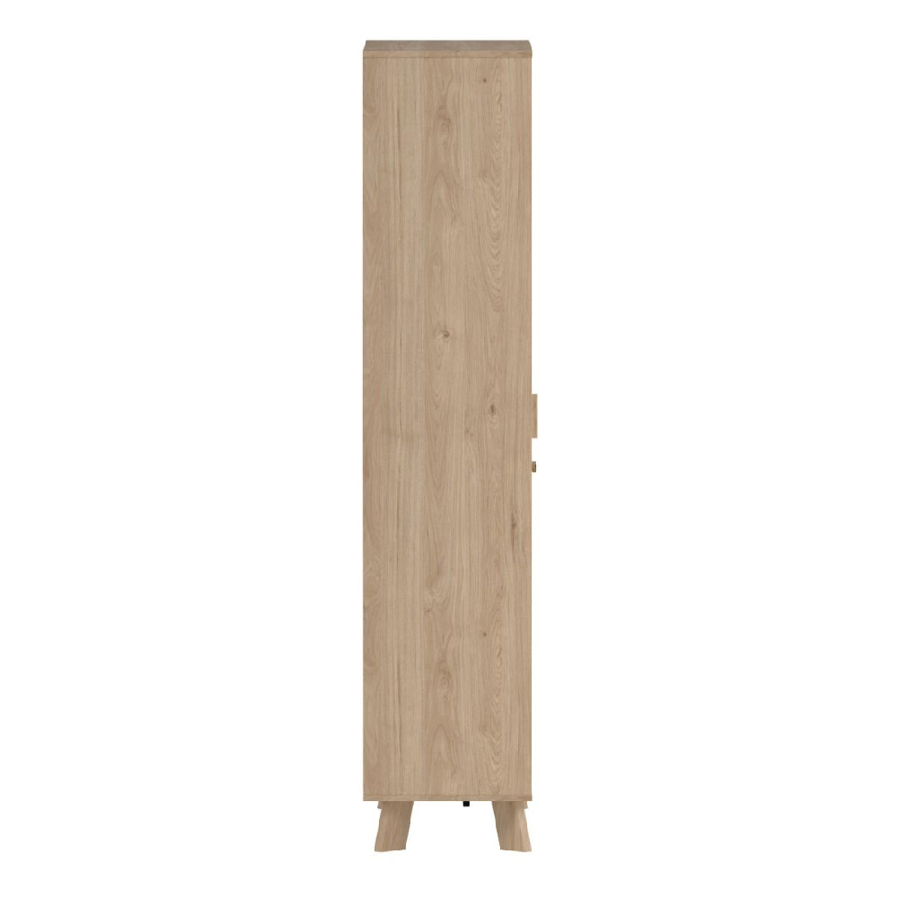 Irvine Wooden Display Cabinet With 2 Doors In Oak And White