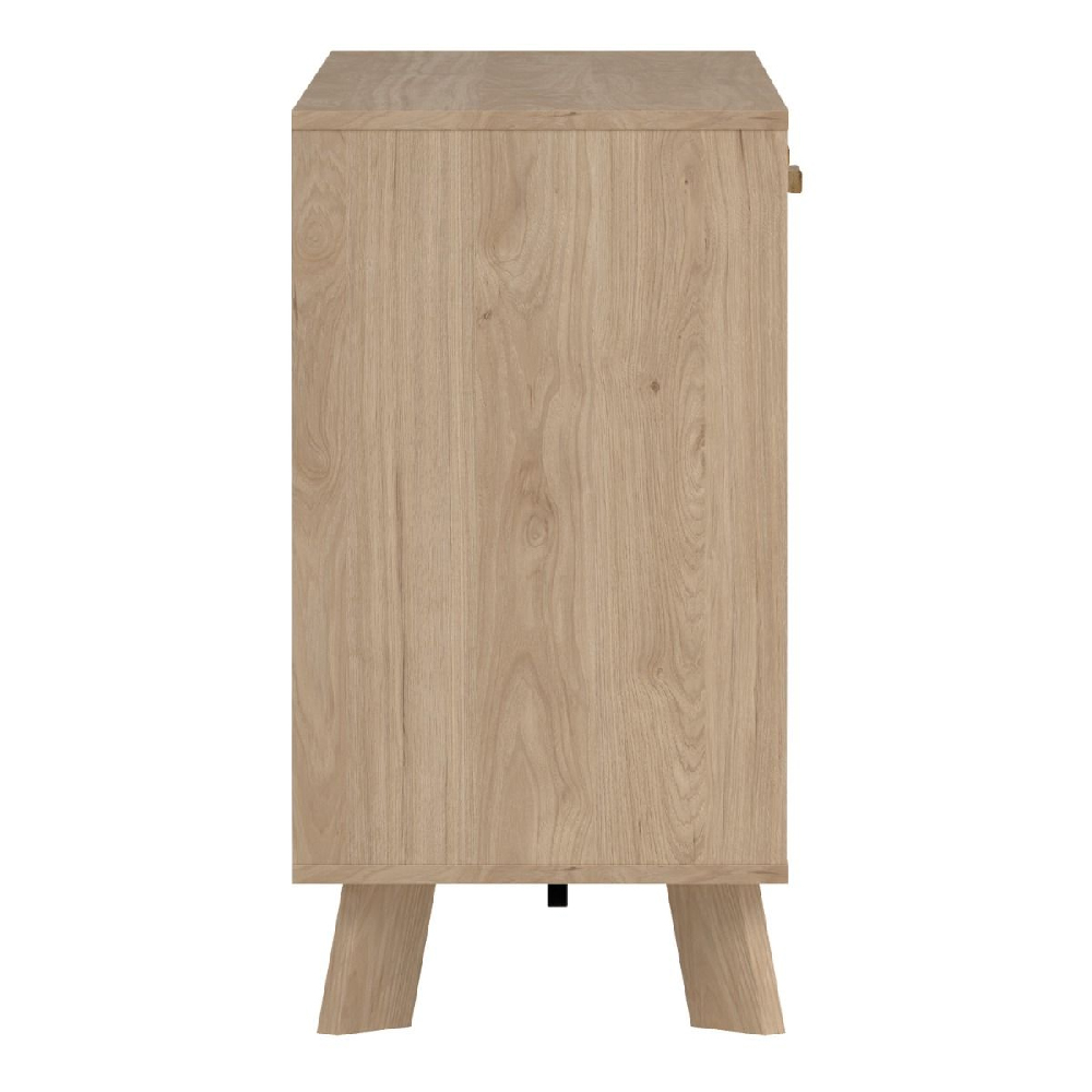 Irvine Wooden Sideboard With 2 Doors 3 Drawers In Oak And White