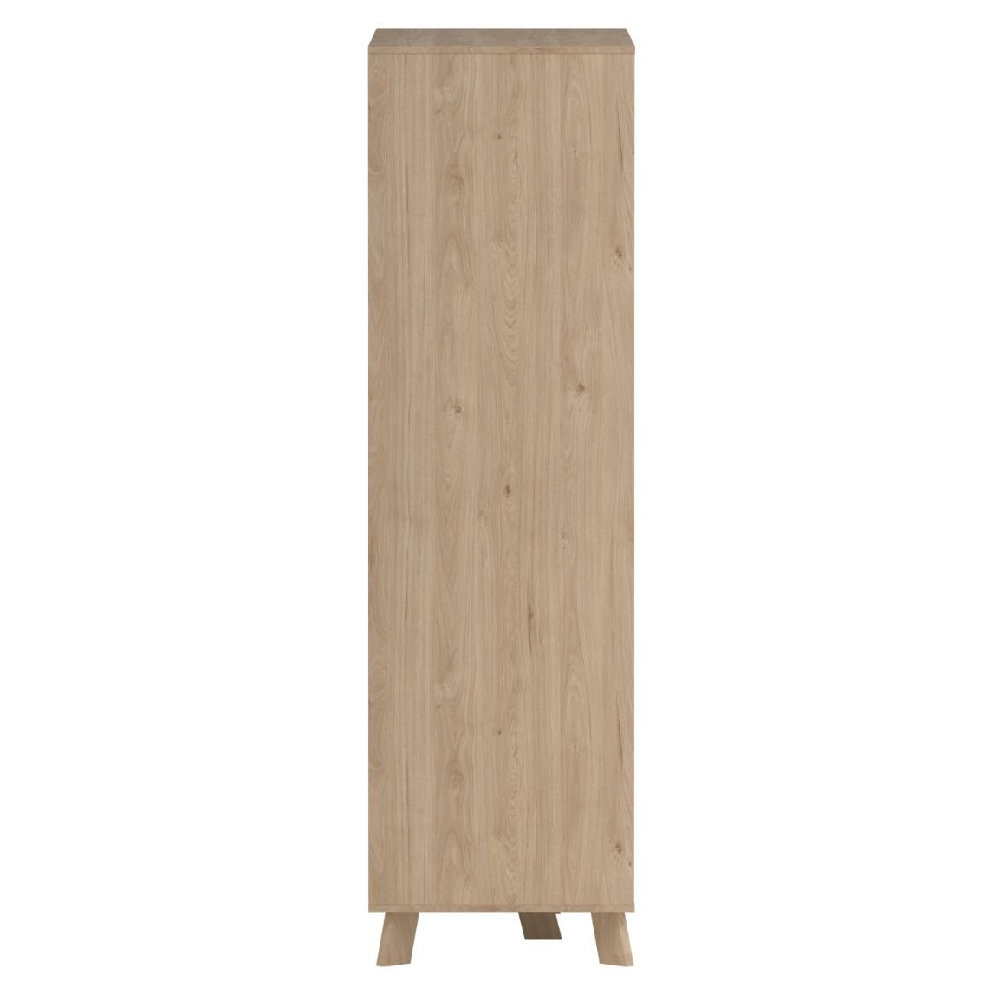 Irvine Wooden Wardrobe With 3 Doors 2 Drawers In Oak And White