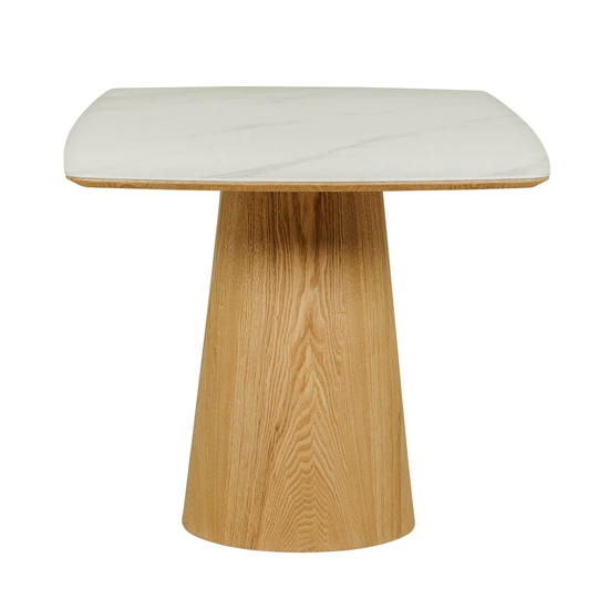 Irwin Ceramic Top Wooden Dining Table 1600mm In Sand