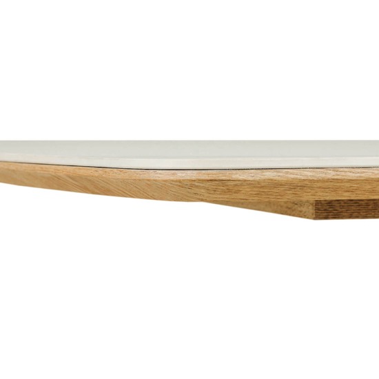 Irwin Ceramic Top Wooden Dining Table 1600mm In Sand