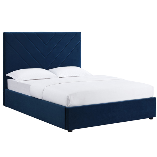 Ipswich Double Fabric Bed In Royal Blue_2
