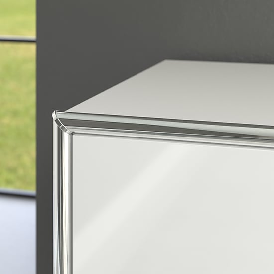 Isna High Gloss Sideboard With 5 Flap Doors In White_6