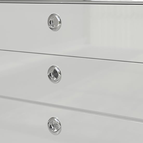 Isna High Gloss TV Sideboard With 5 Doors 2 Drawers In White_6