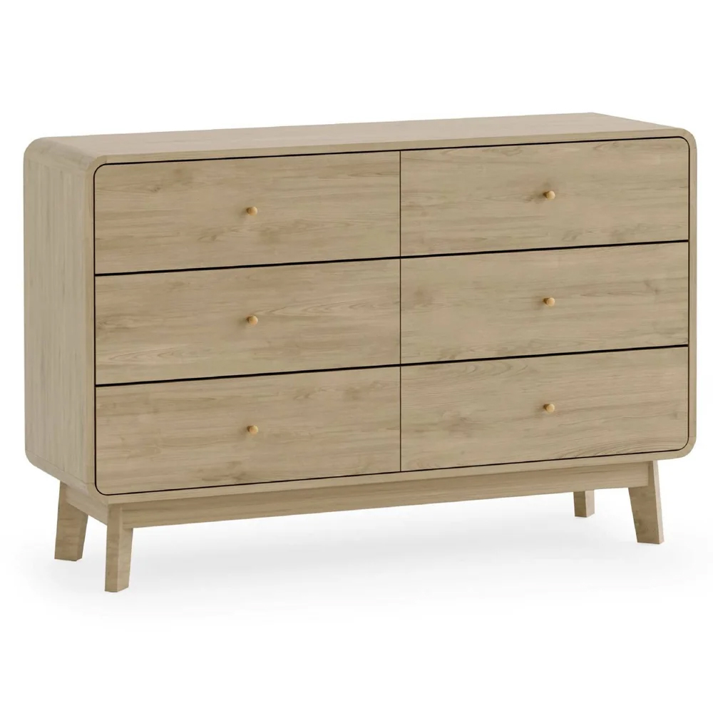 Issaquah Wooden Chest Of 6 Drawers In Oak