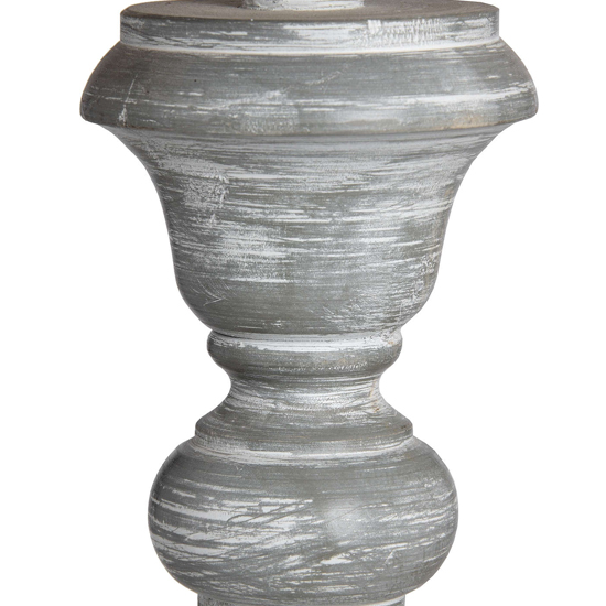 Ithacans Wooden Floor Lamp In Grey With Beige Linen Shade_3
