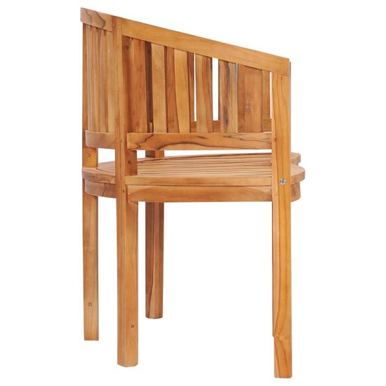 Ivan Banana Shape Garden Seating Bench Small In Natural