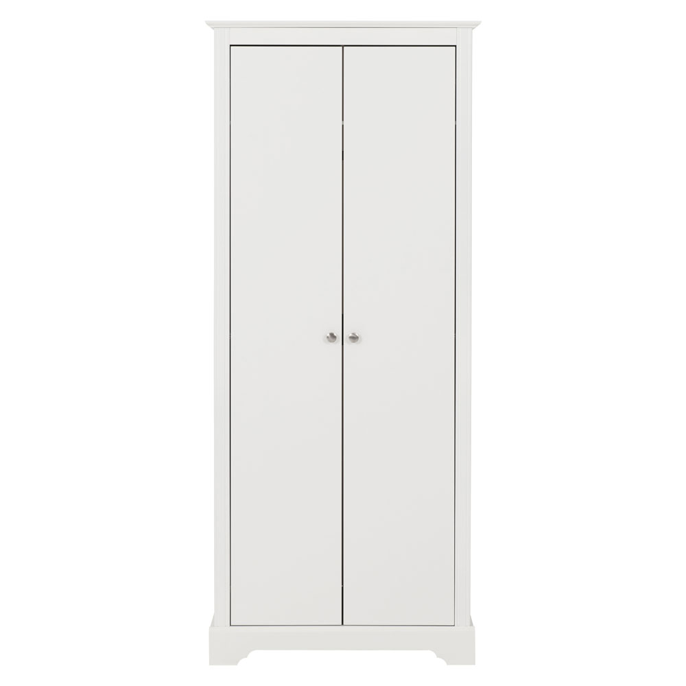 Iverion Wooden Wardrobe with 2 Doors in White
