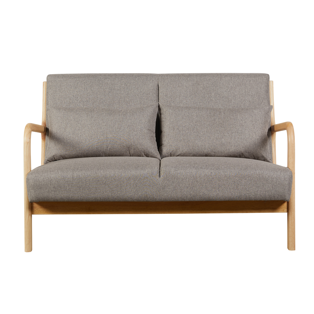 Iverox Fabric 2+1+1 Seater Sofa Set in Stone
