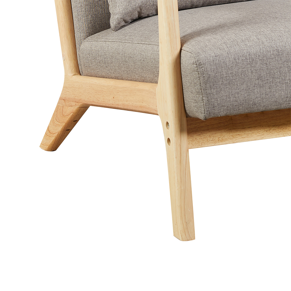 Iverox Fabric 2 Seater Sofa in Stone