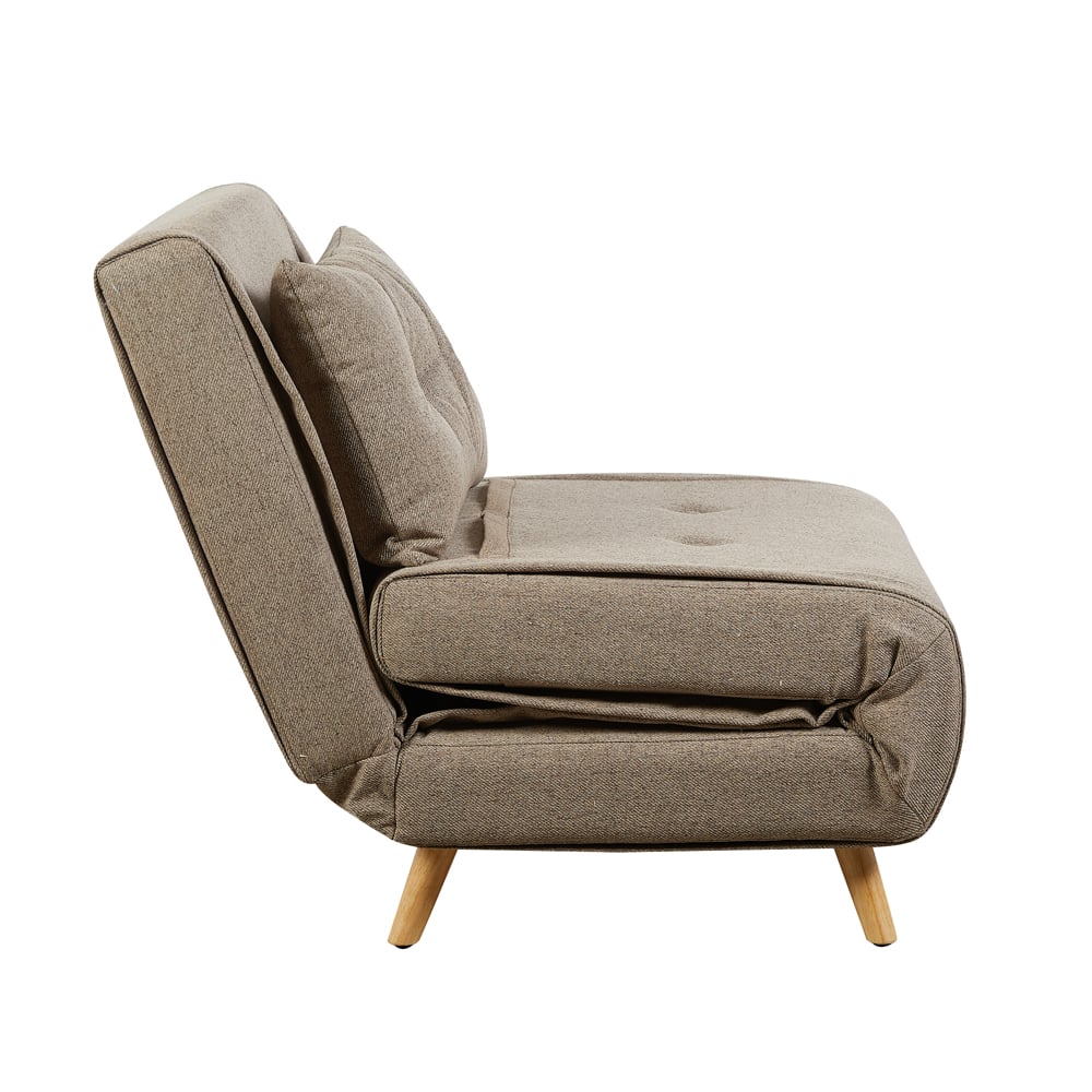 Ivorel Fabric Sofa Bed in Wheat